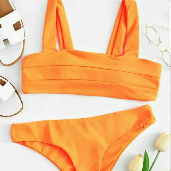 Double Strap Seam Bikini Set - Picture 5 of 5